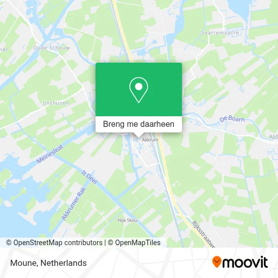 Moune kaart