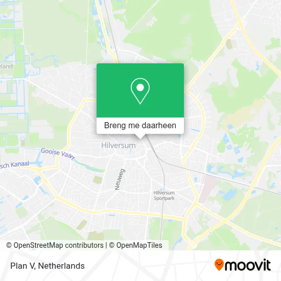 Plan V kaart