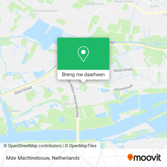 Mde Machinebouw kaart