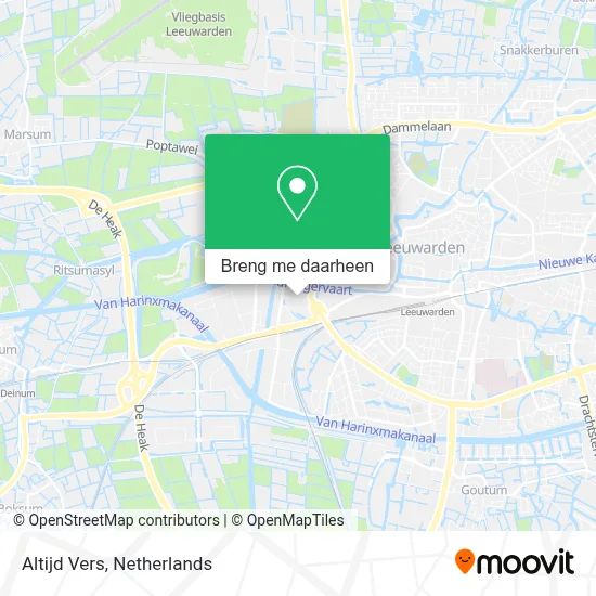 Altijd Vers kaart