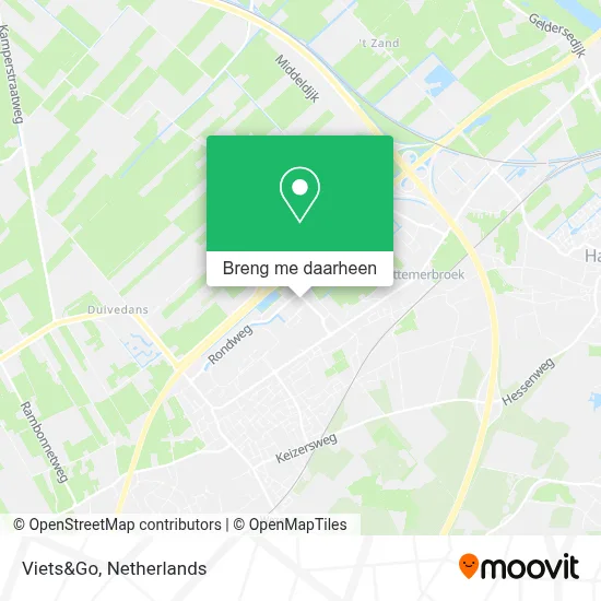 Viets&Go kaart