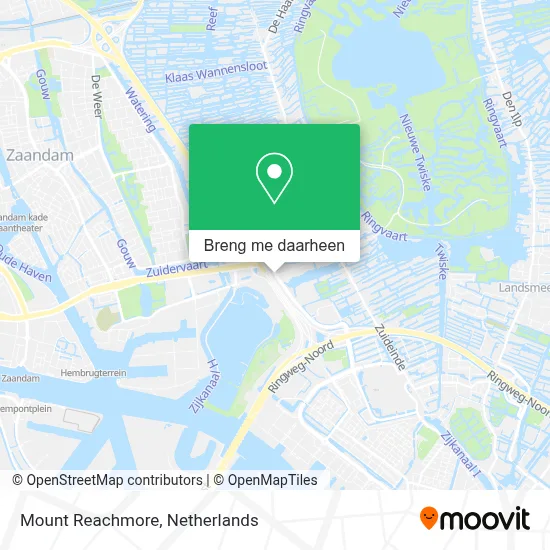 Mount Reachmore kaart