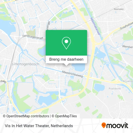 Vis In Het Water Theater kaart
