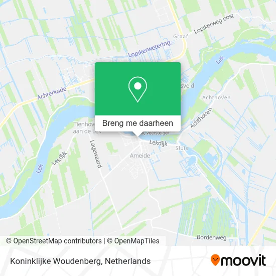 Koninklijke Woudenberg kaart