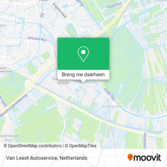 Van Leest Autoservice kaart