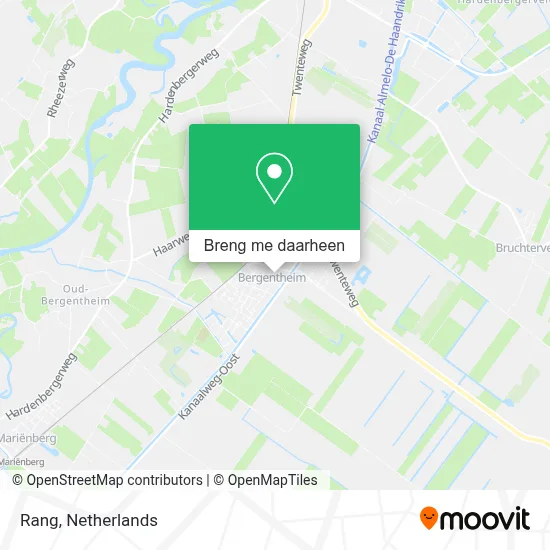 Rang kaart