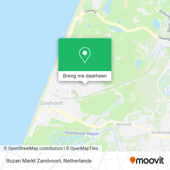 Rozan Markt Zandvoort kaart