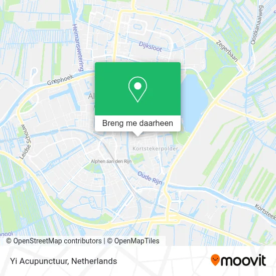 Yi Acupunctuur kaart