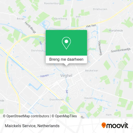Maickels Service kaart