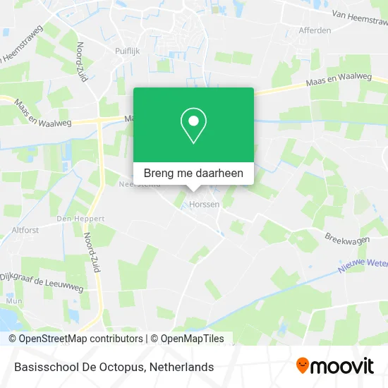 Basisschool De Octopus kaart