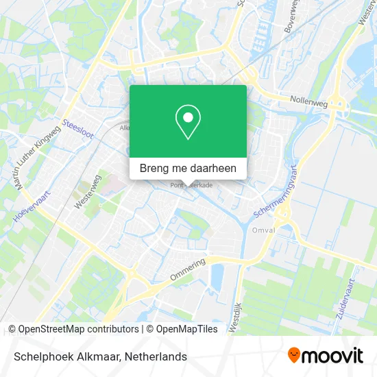 Schelphoek Alkmaar kaart