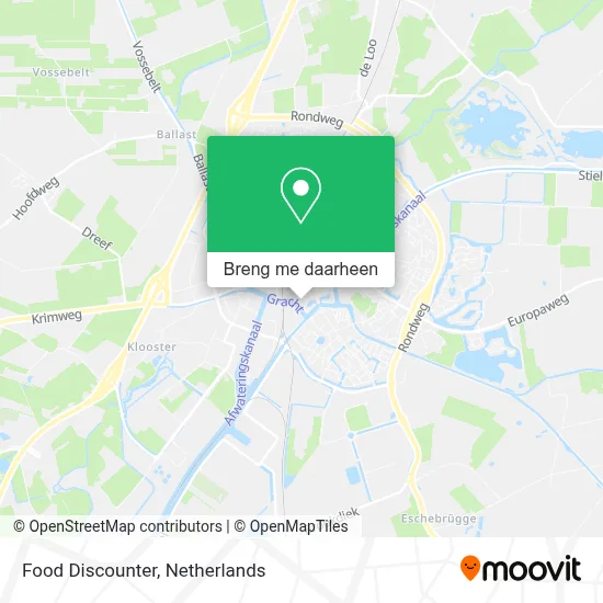 Food Discounter kaart