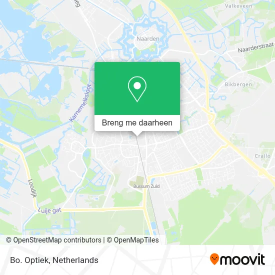 Bo. Optiek kaart