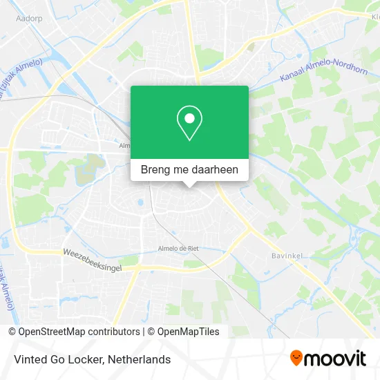 Vinted Go Locker kaart