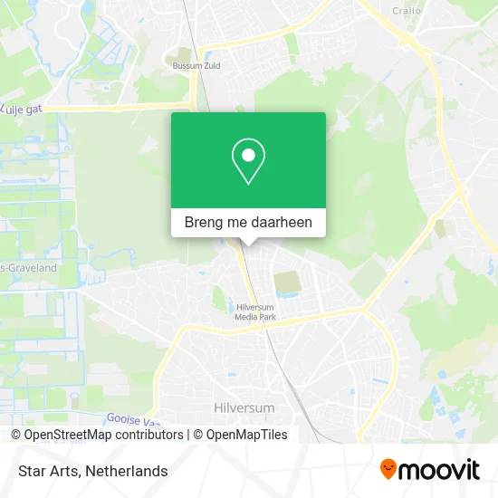 Star Arts kaart