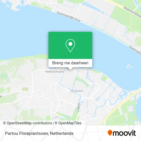 Partou Floraplantsoen kaart