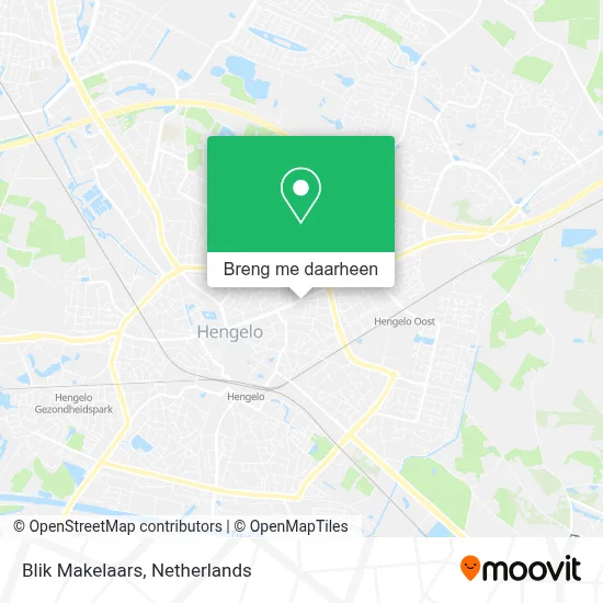 Blik Makelaars kaart