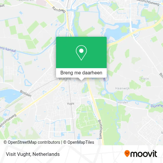 Visit Vught kaart