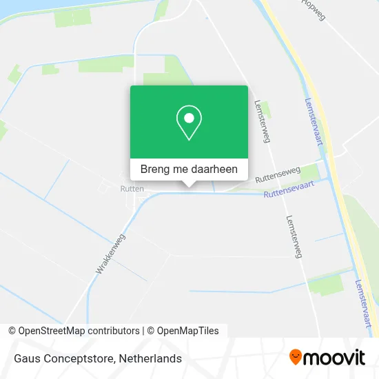 Gaus Conceptstore kaart