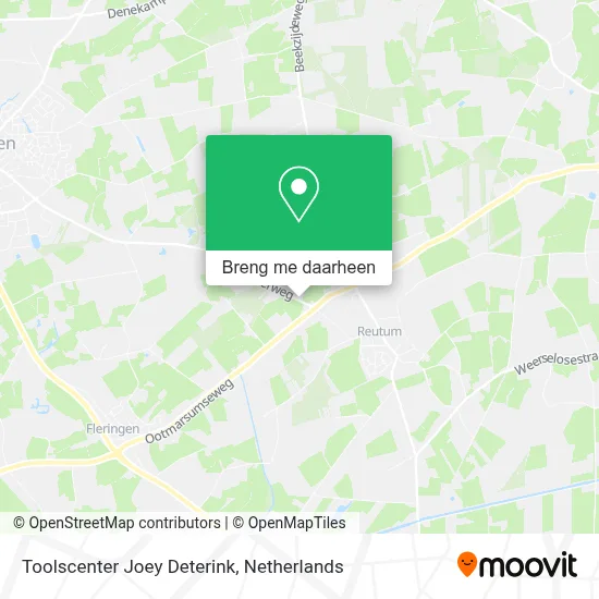 Toolscenter Joey Deterink kaart