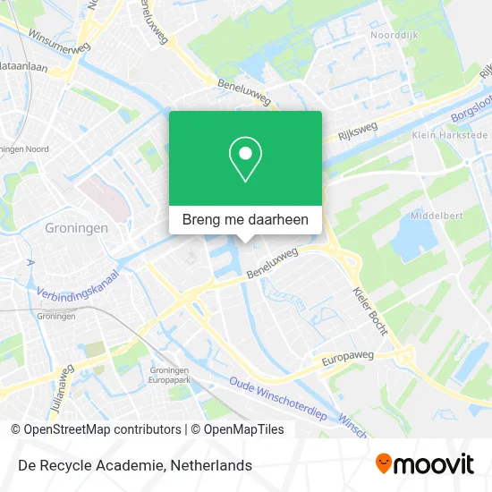 De Recycle Academie kaart