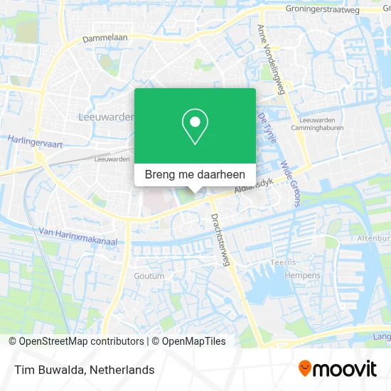 Tim Buwalda kaart