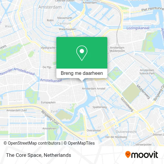 The Core Space kaart