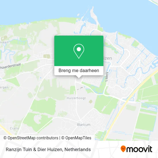 Ranzijn Tuin & Dier Huizen kaart