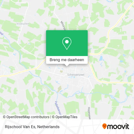 Rijschool Van Es kaart