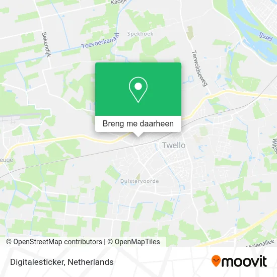 Digitalesticker kaart
