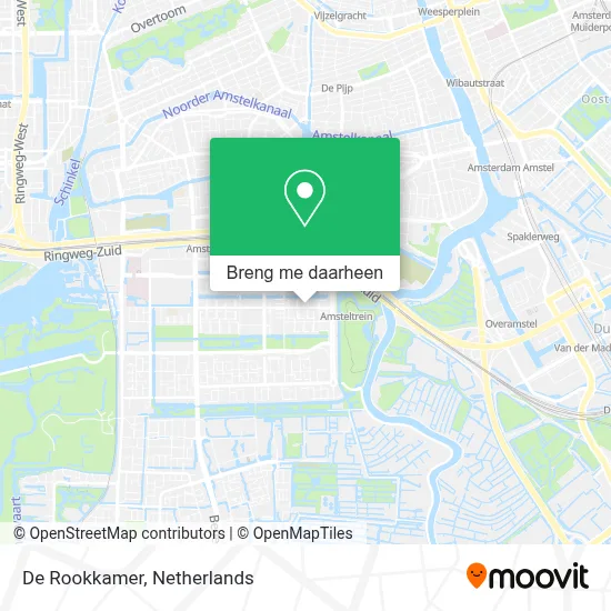 De Rookkamer kaart
