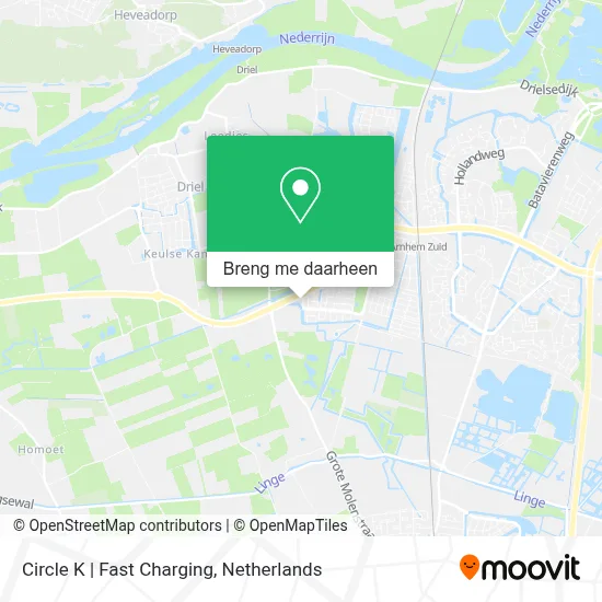 Circle K | Fast Charging kaart