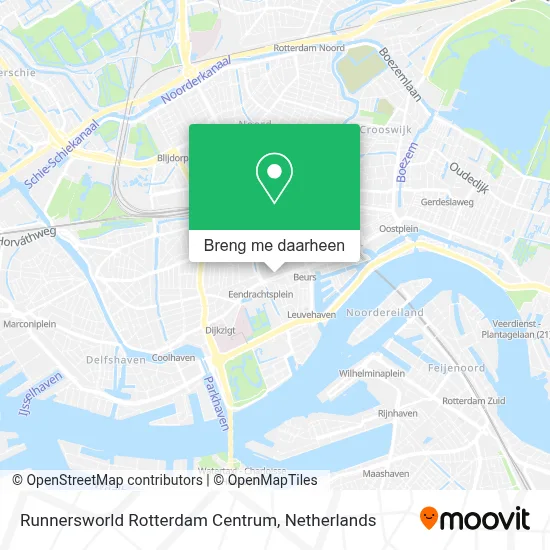 Runnersworld Rotterdam Centrum kaart
