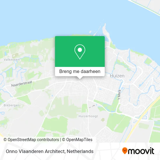 Onno Vlaanderen Architect kaart