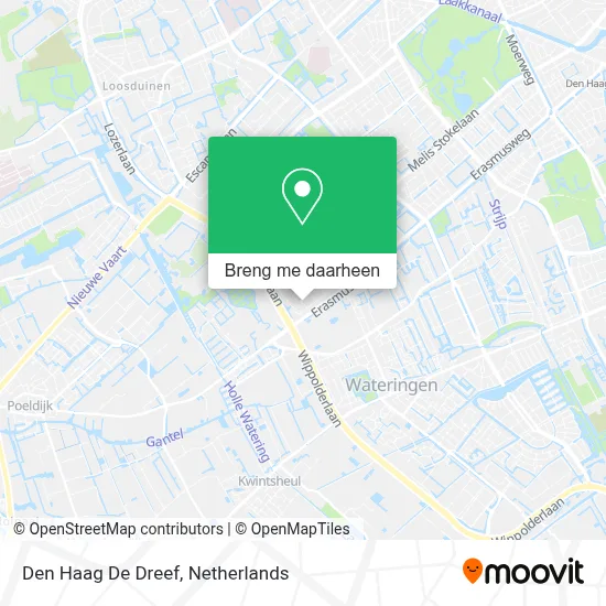 Den Haag De Dreef kaart