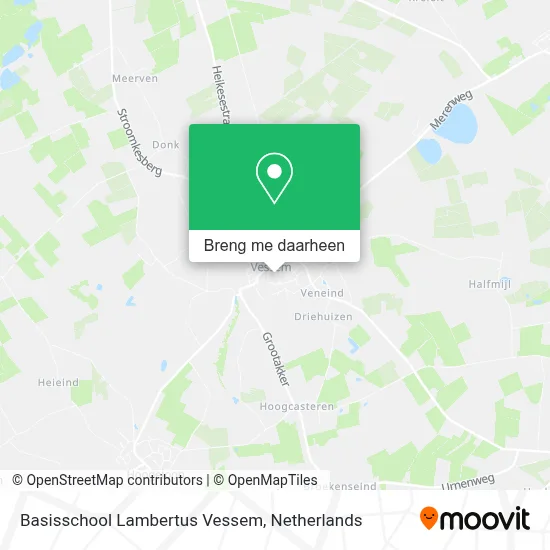 Basisschool Lambertus Vessem kaart