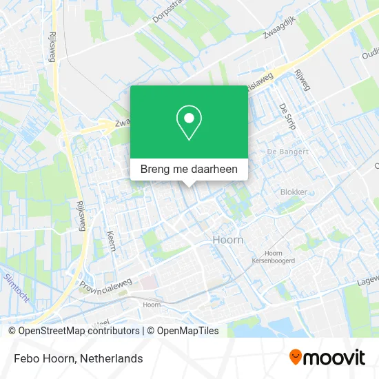 Febo Hoorn kaart
