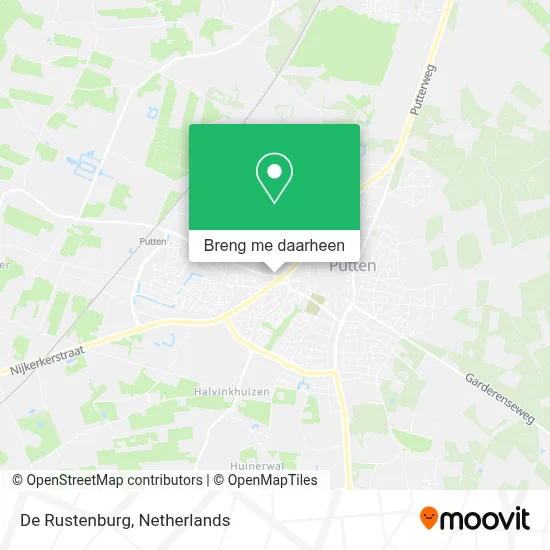 De Rustenburg kaart