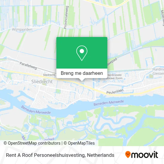 Rent A Roof Personeelshuisvesting kaart