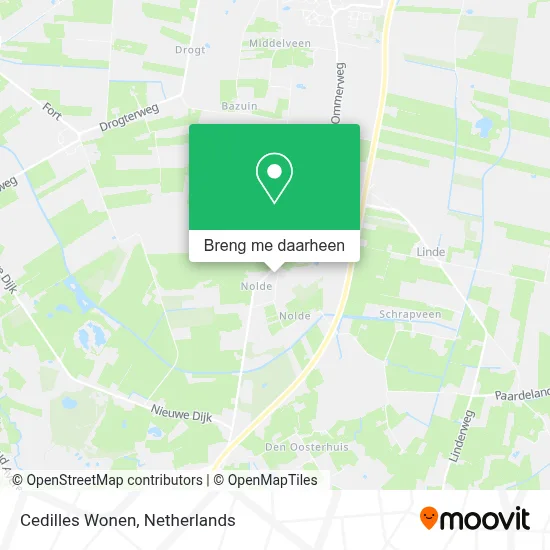 Cedilles Wonen kaart