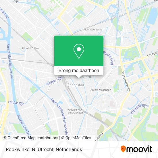 Rookwinkel.Nl Utrecht kaart