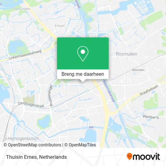 Thuisin Ernes kaart