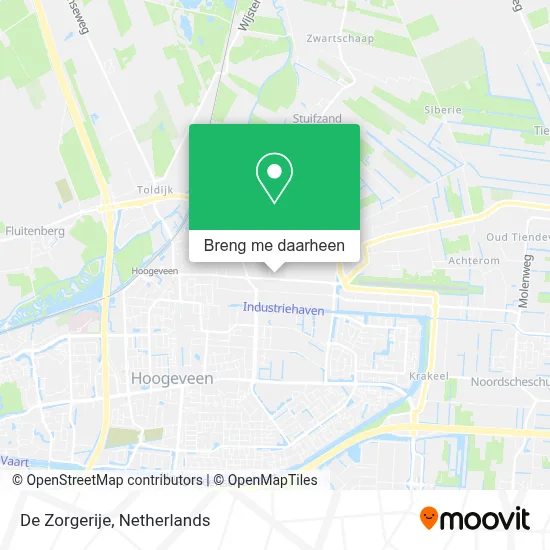 De Zorgerije kaart