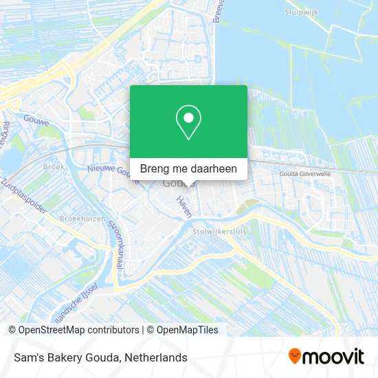 Sam's Bakery Gouda kaart