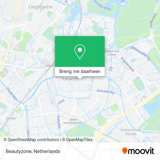 Beautyzone kaart