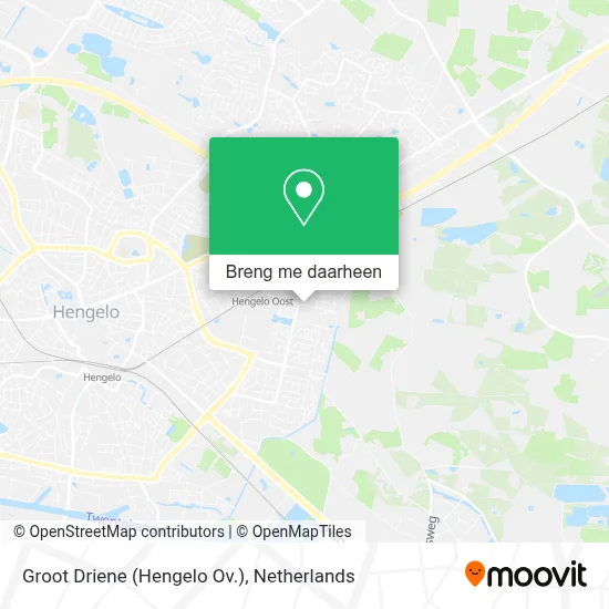 Groot Driene (Hengelo Ov.) kaart