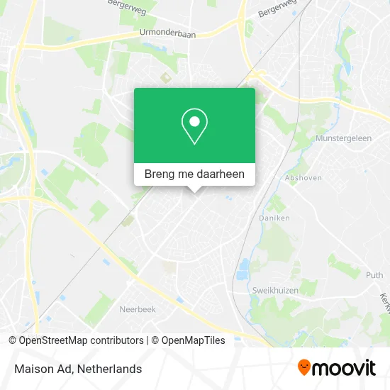 Maison Ad kaart