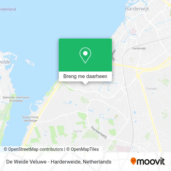 De Weide Veluwe - Harderweide kaart