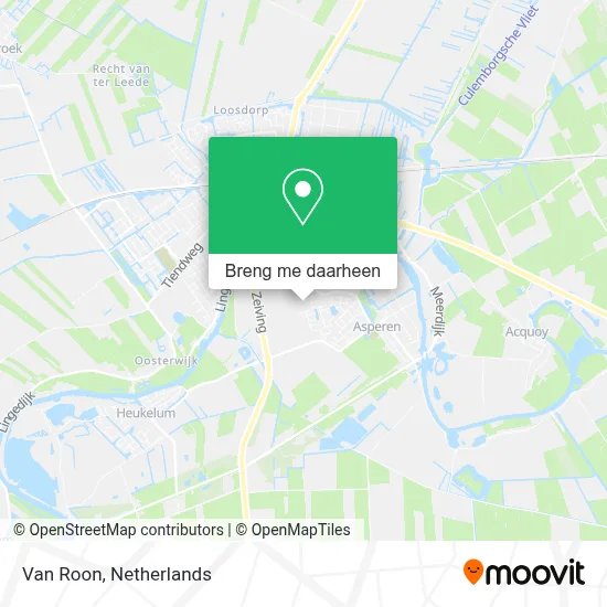 Van Roon kaart