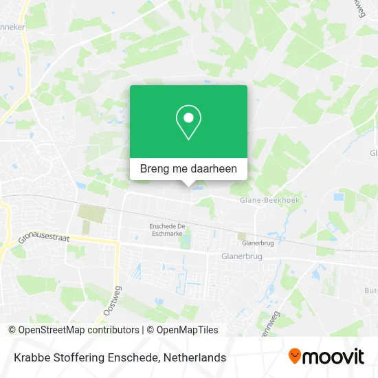 Krabbe Stoffering Enschede kaart